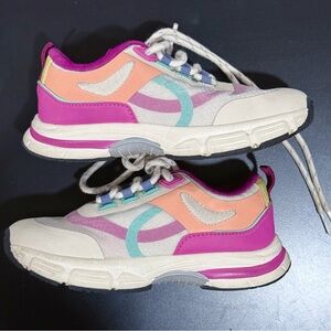 ❤️ Zara Pink and White Toddlers Girls Sneakers Shoes Size EU 26 US 9.5